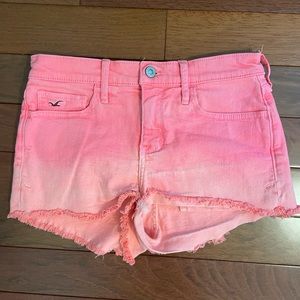 Hollister high waisted jean shorts